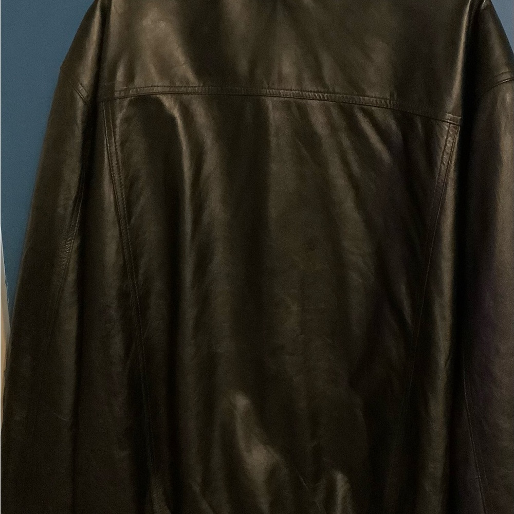 Chaps Leather Jacket - Picture 4 of 4